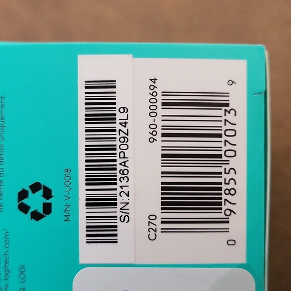 Brand New • Logitech • C270 • HD 720p/30 fps Webcam • Noise Reducing • Mic - Picture 9 of 9